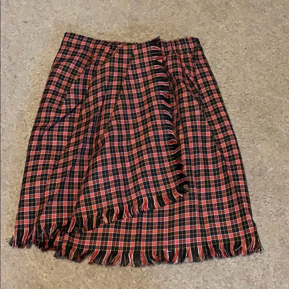 Black and red plaid; Just in time for the holidays